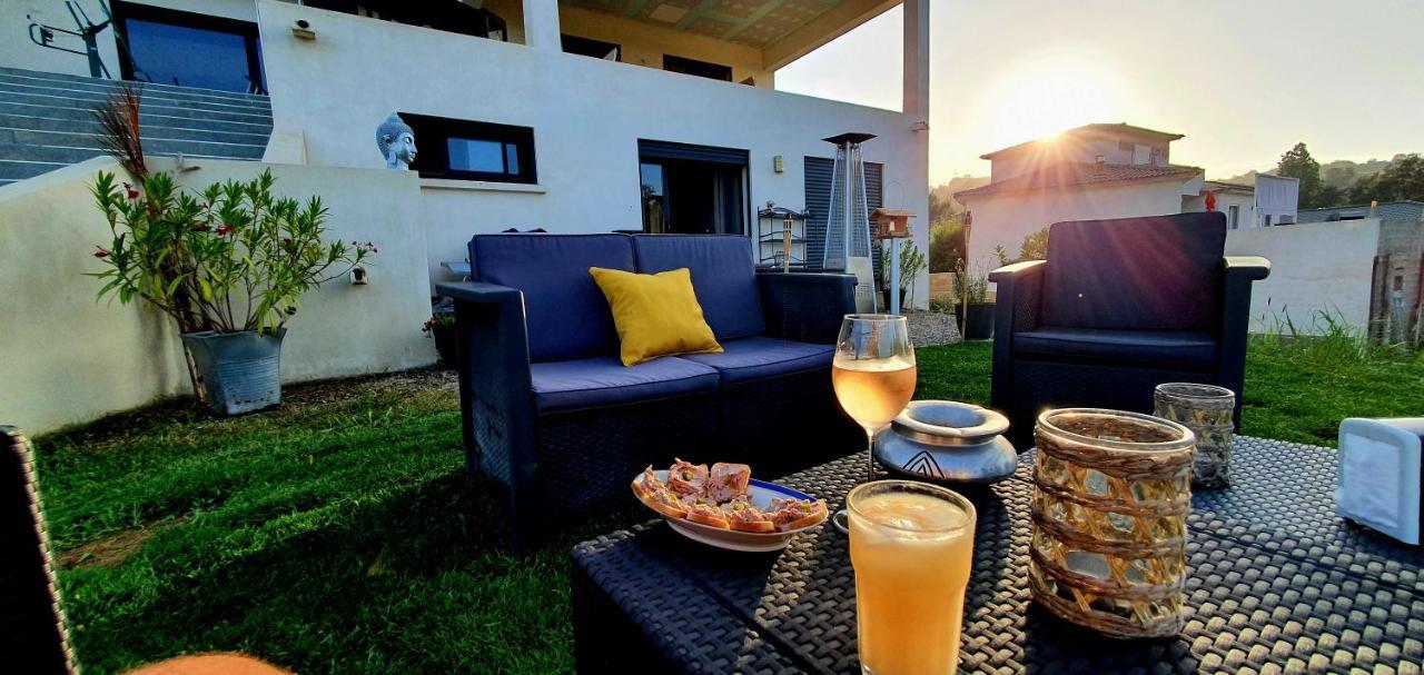 Villa Bistinetti Rez De Villa Tout Confort Avec Piscine Penta di Casinca Exterior foto
